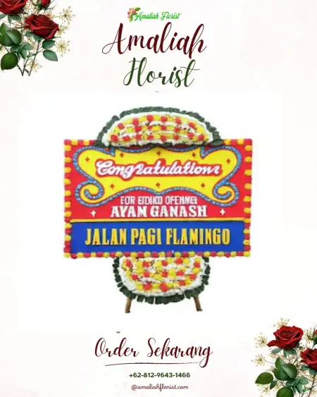 Sewa Papan Bunga Bumi Setia Mataram